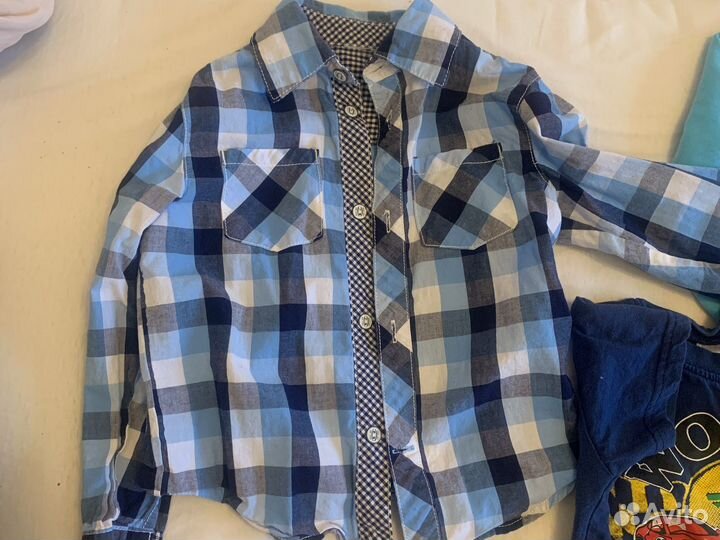 Вещи и обувь пакетом на мальчика 92 98