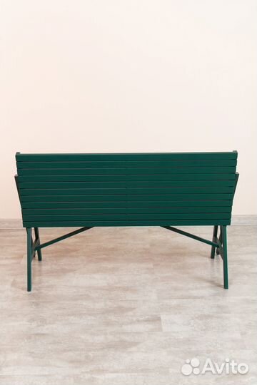 Скамейка стол садовая трансформер металлическая