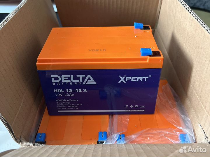 Аккумулятор delta 12 v 12 ah