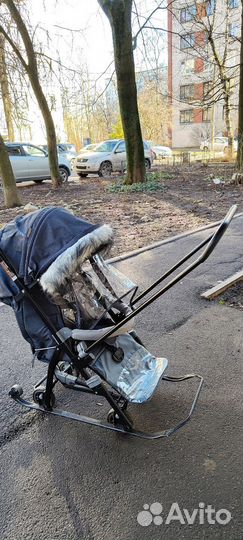 Детские санки коляска бу