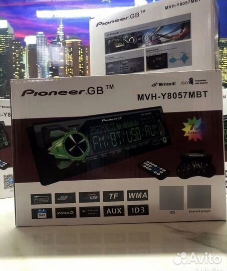 Автомагнитола pioneer с bluetooth