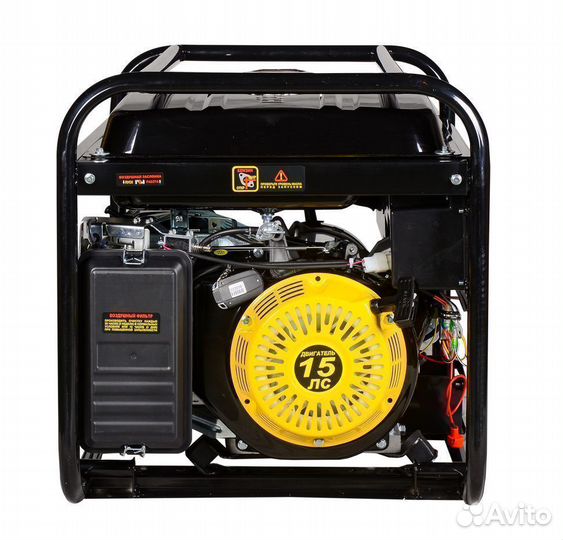 Генератор бензиновый 6,5 кВт с авр huter DY8000LXA