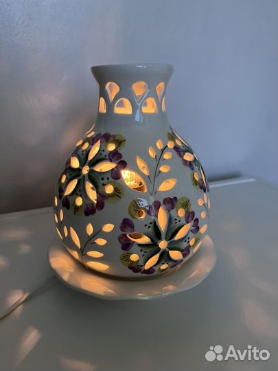 Керамическая лампа