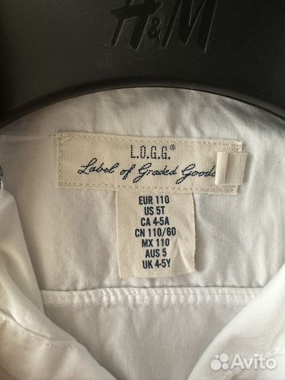 Рубашка детская H&M 110