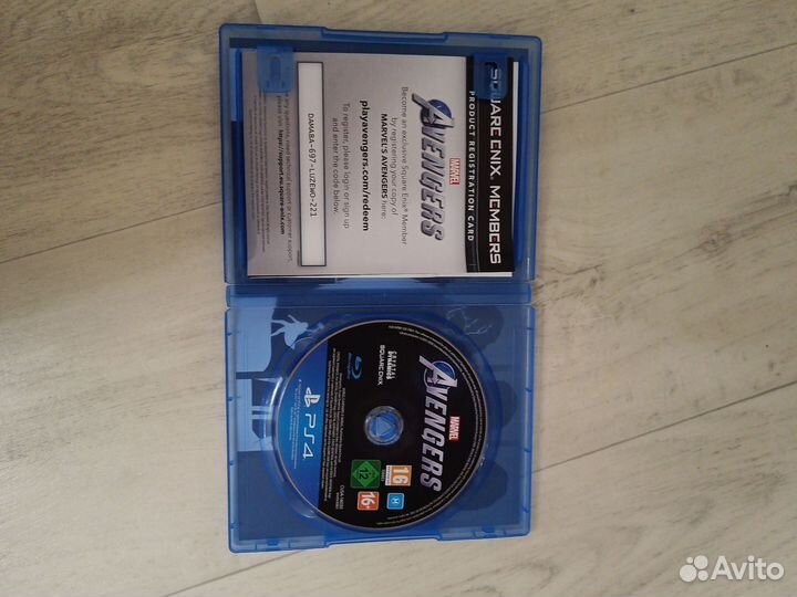 Игра для playstation ps4 marvel avengers