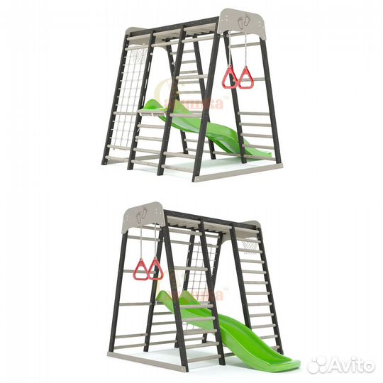 Шведская стенка со скалодромом сн-01-c