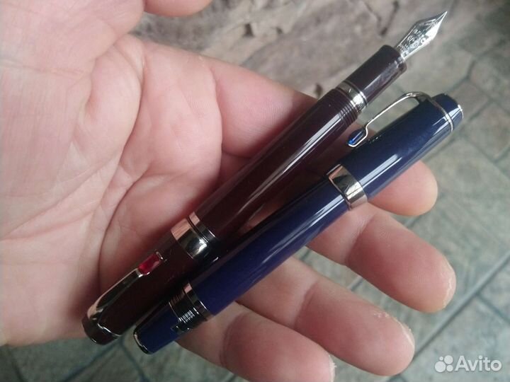 Ручка перо Montblanc Boheme Noir Platinum