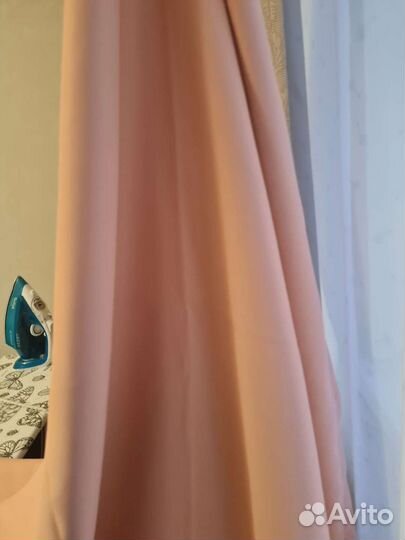 Шторы блэкаут розово-коралловые новые