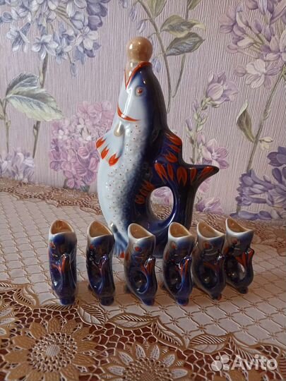 Графин с рюмками СССР