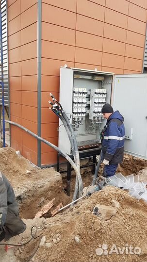 Ремонт кабеля, пир,Электромонтажные раб, Ленэнерго