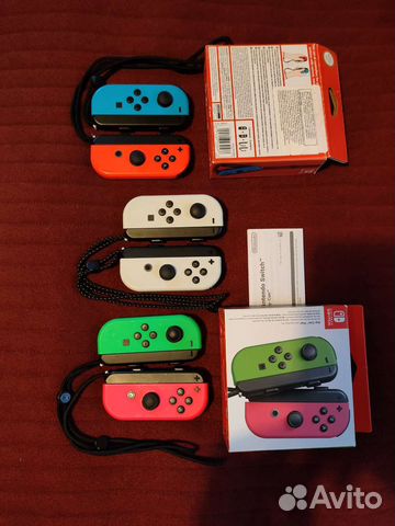Nintendo switch joy con белые