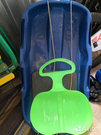 Детские санки с колёсами