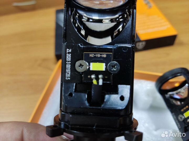 Светодиодные лампы led H4 с линзой