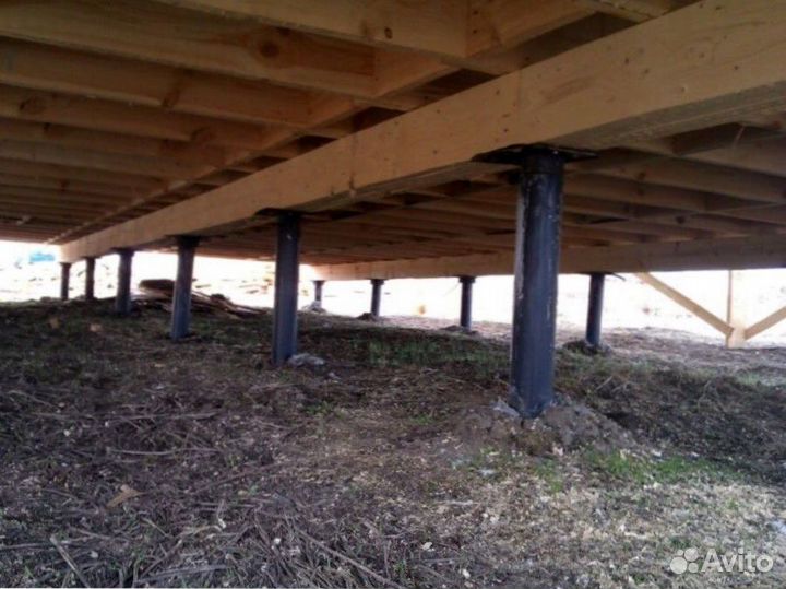 Винтовые сваи, свайный фундамент