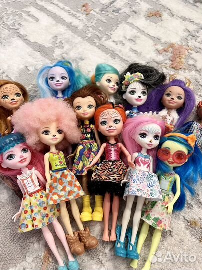 Набор кукол Enchantimals 13 штук с игрушками