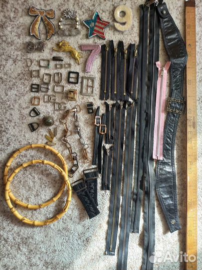 Пряжки,броши,молнии и аксессуары для сумок