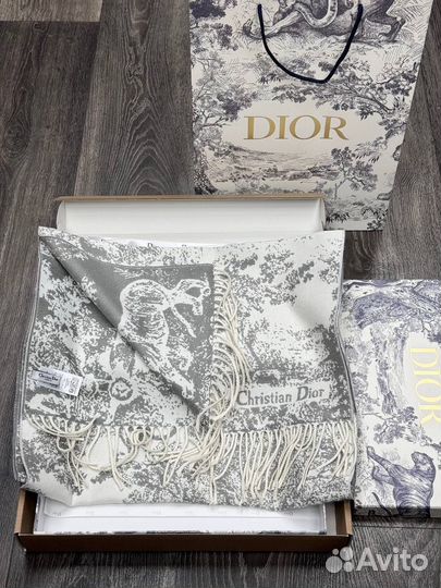 Christian Dior шарф кашемир 2 цвета