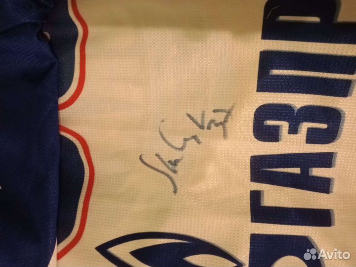 Хоккейный свитер ска с автографами