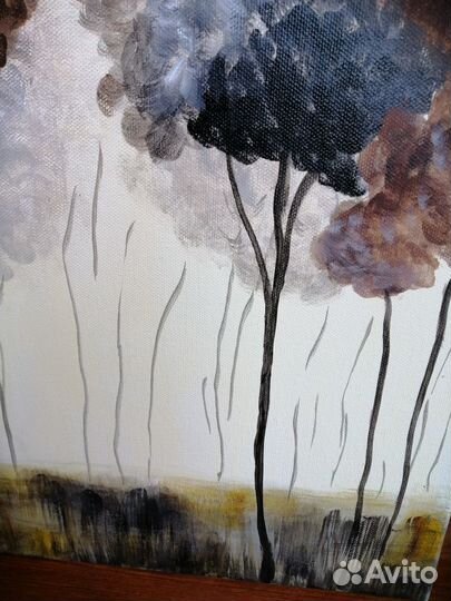 Картина акрилом на холсте 50 на 50 см 