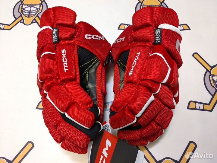 Краги ccm tacks AS-V Pro хоккейные JR 11