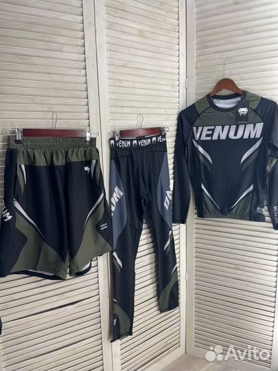 Рашгард мужской комплект 3 в 1 Venum