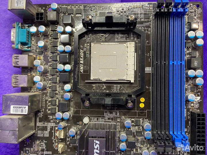 Материнская плата на AM3 сокете MSI