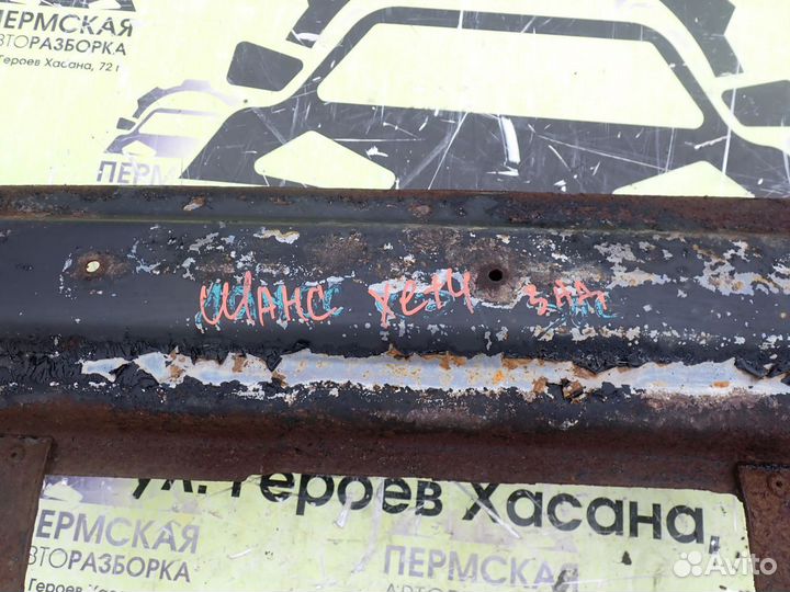 Усилитель заднего бампера для Chevrolet Lanos