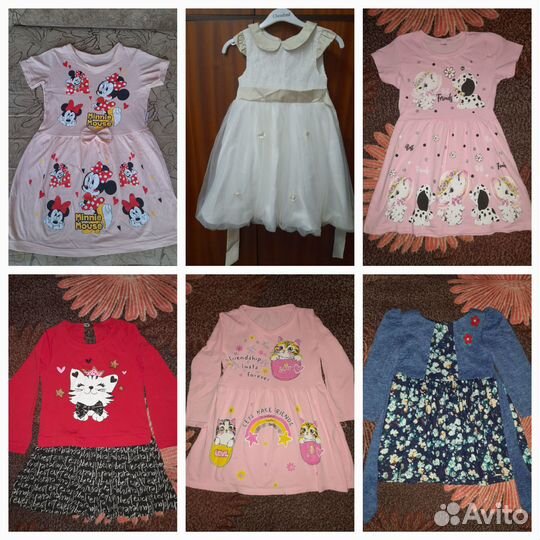 Платья на девочку на возраст 3-5 лет