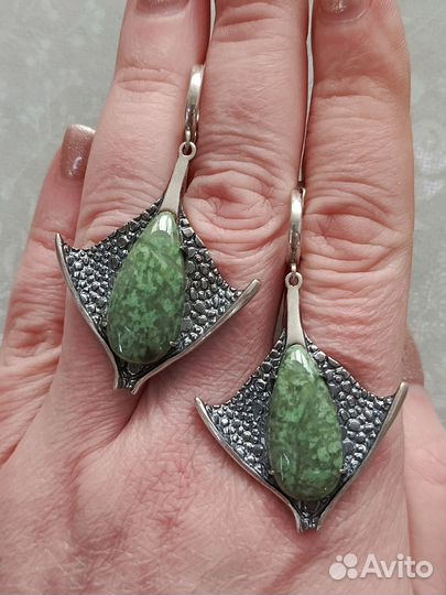 Серебряные серьги 