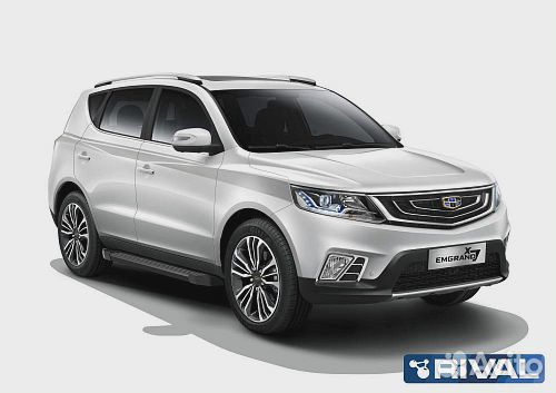 Пороги для Geely Emgrand X7 (2019-2024) Black