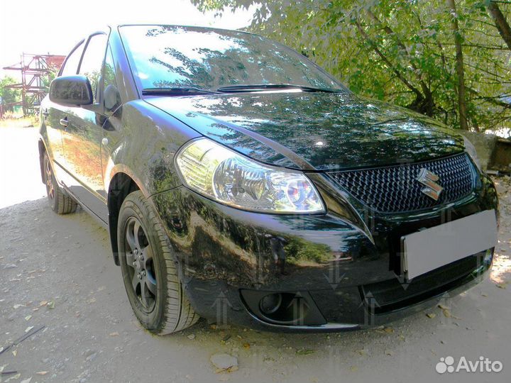 Защитная сетка радиатора черная Suzuki SX4 (2006-2
