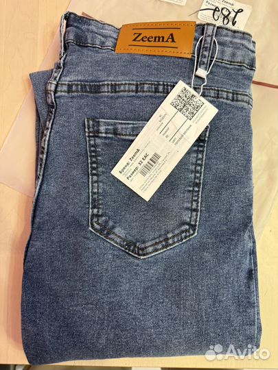 Джинсы zeema скини плотные