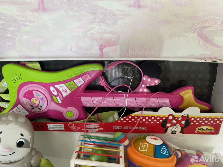 Музыкальнае игрушки fisher price и дрегие