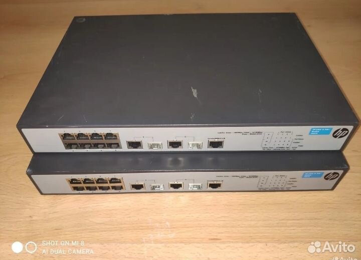 Свич коммутатор HP 1910-8-PoE+ Switch JG537A