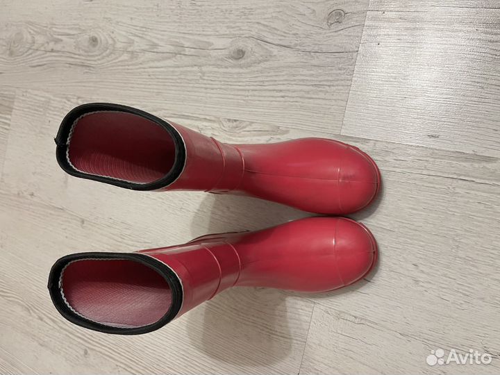 Резиновые сапоги для девочки 32 размер