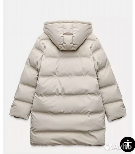 Пуховик новый Zara, 2XL