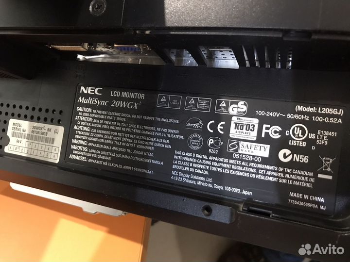 Монитор nec