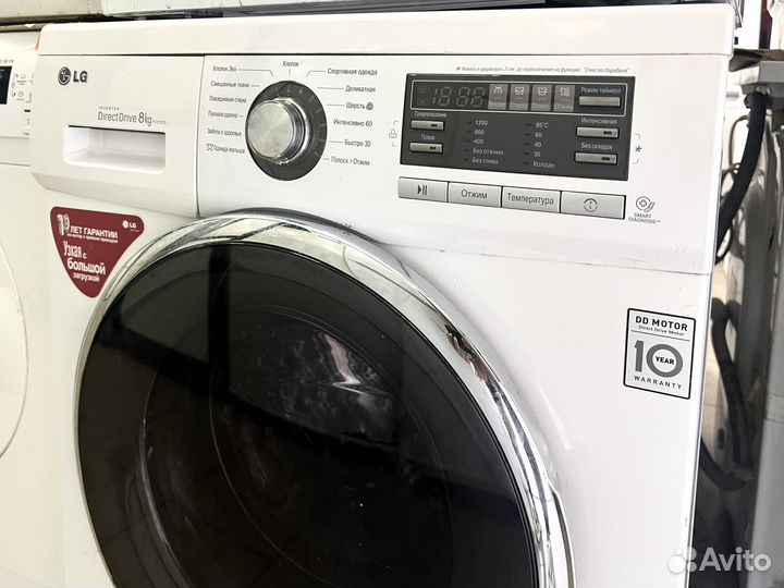 Стиральная машина LG 8 кг A++ Direct Drive