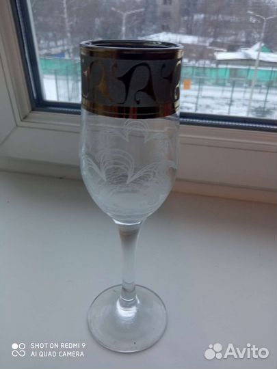 Набор гусь хрустальный