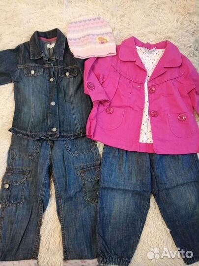 Детские вещи пакетом для девочек 86- 92