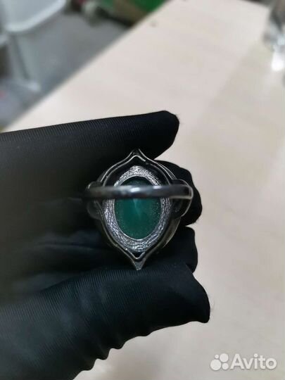 Комплект серьги и кольцо Бижутерия СССР (Ч)