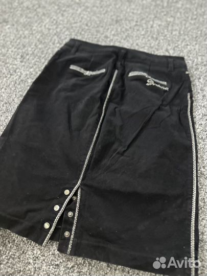 Юбка черная миди