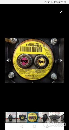 Подушка в руль opel astra h