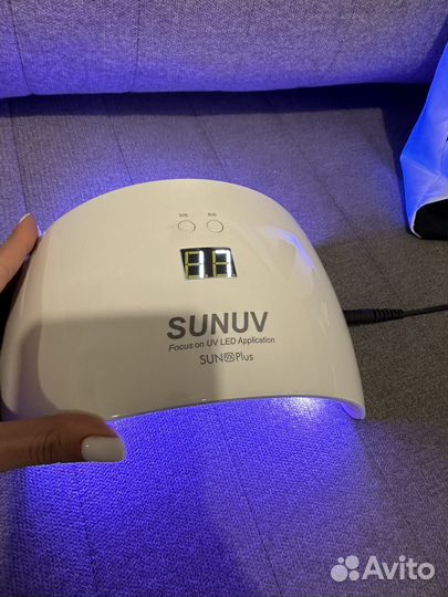 Лампа SUN UV/LED сенсорная с гель лаками