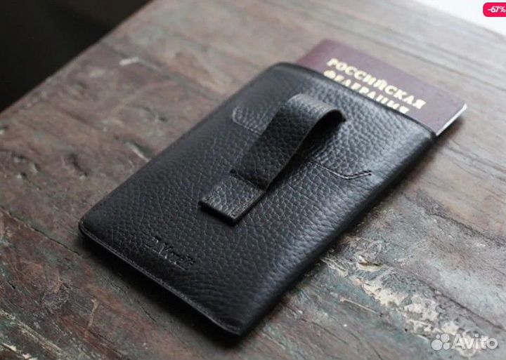 Футляр для паспорта Domenico Morelli кожа т/коричн