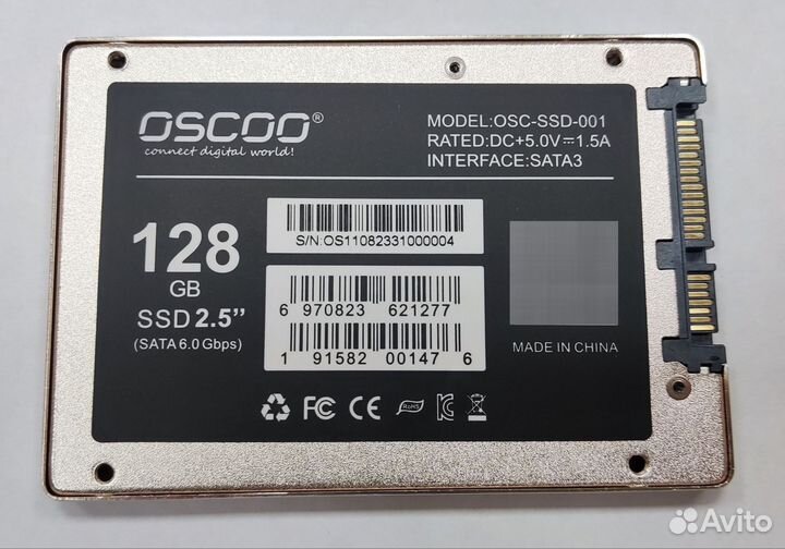 Apple SSD Macbook Air/Pro 2013-2017 128, 256 Gb
