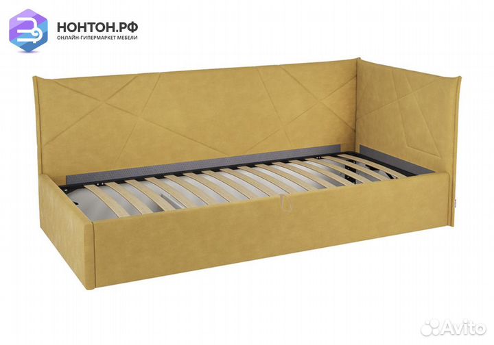 Кровать Квест 0.9 медовая