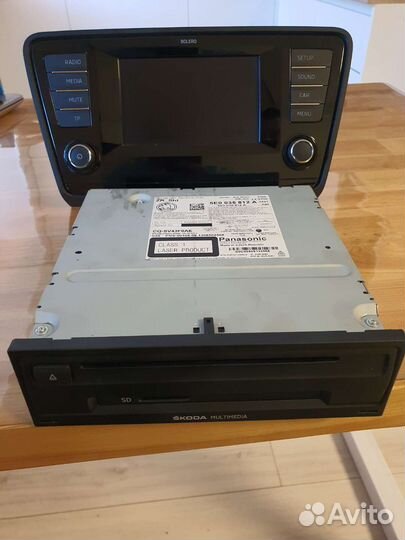 Магнитола bolero skoda octavia a7