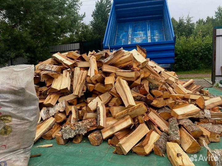 Дрова колотые березовые