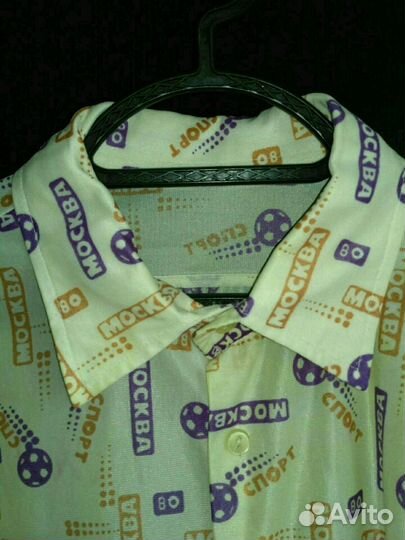 Эксклюзивная рубашка Москва Олимпиада 80